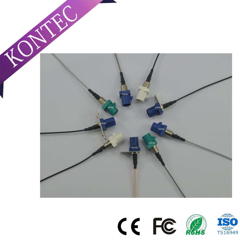 high quality WATER BLUE Code z FAKRA SMB connector male fakra smb connector for car