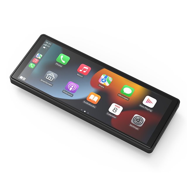 10.26 Inch 2.5D Wireless Portable Carplay Car Stereo Wireless Android Auto Screen - with AUX/FM, Mirror Link, for All Vehicles
