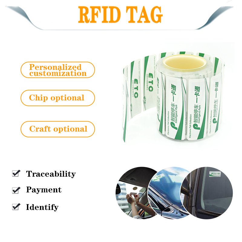 UHF REF9654 9454 H9 Label 860-920Mhz EPC Programming UV Ink protection Encoding RFID Uhf Tags for Tracking Car Headlight