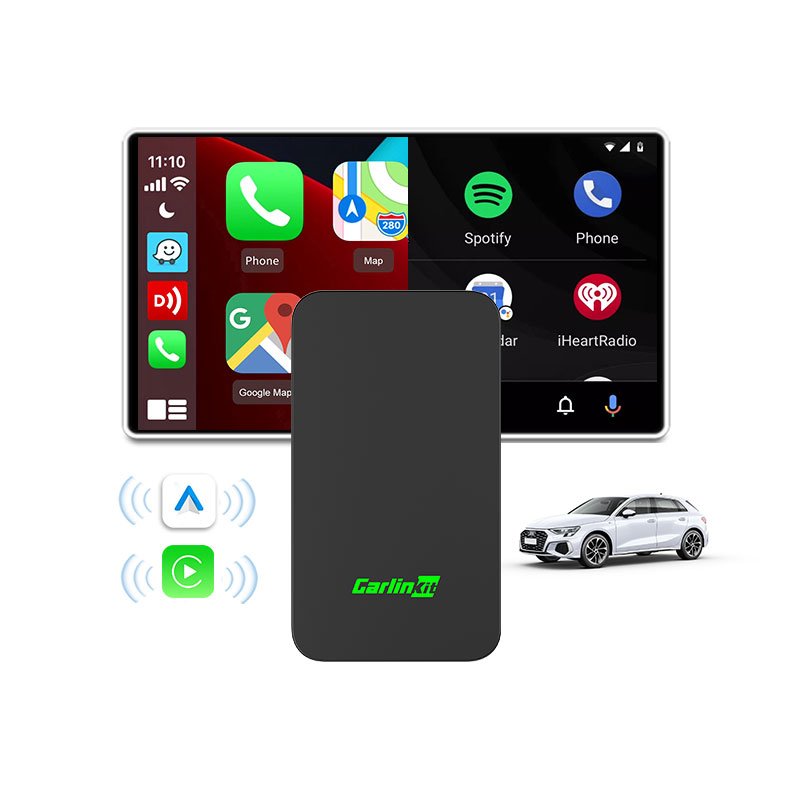 Carlinkit 5.0 Wifi Bluetooth Carplay Radio Video Usb Dongle Adapter Ai Box for Audi A3 Q5 A8 8P B8 Mazda 3 98% Car Models