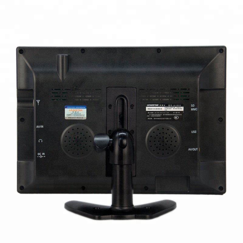 Free Shipping Leadstar 9inch LCD Monitor Portable Car TV Mini Analog TV PAL/SECAM/NTSC With Antenna Receiver