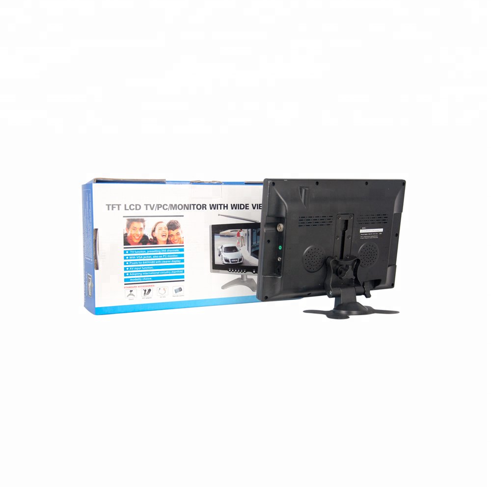 Free Shipping Leadstar 9inch LCD Monitor Portable Car TV Mini Analog TV PAL/SECAM/NTSC With Antenna Receiver