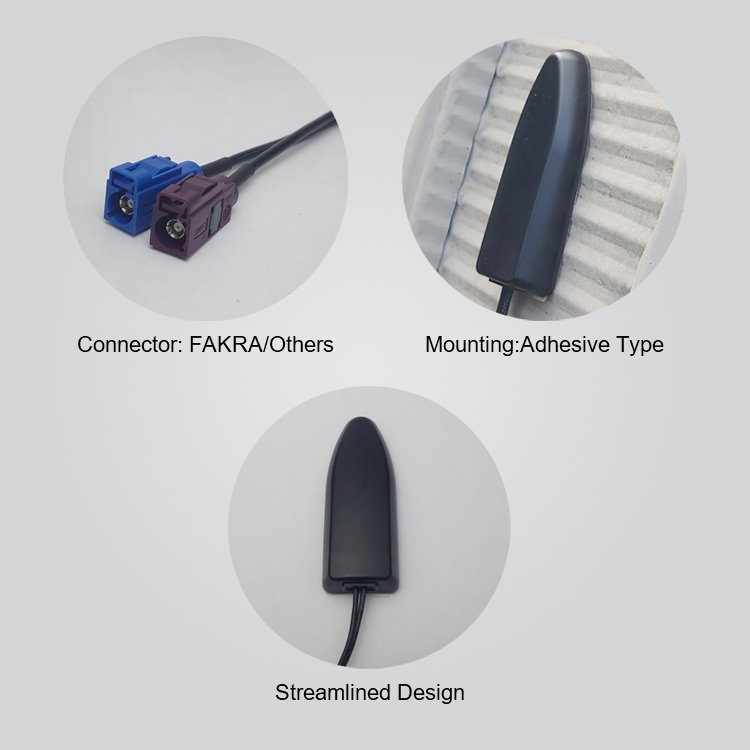 Waterproof navigation system housing external ceramic active magnetic fakra rtk 4g lte marine car gnss gps antenna