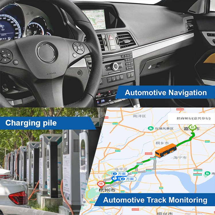 Waterproof navigation system housing external ceramic active magnetic fakra rtk 4g lte marine car gnss gps antenna