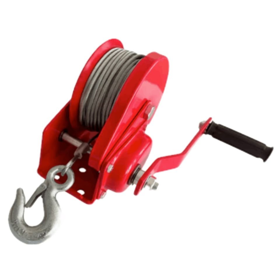 Direct Manufacturer's Stainless Steel Manual Boat Winch CE Certified with 1200lbs/1800lbs/2600lbs Wire Rope for Cranes Anchors