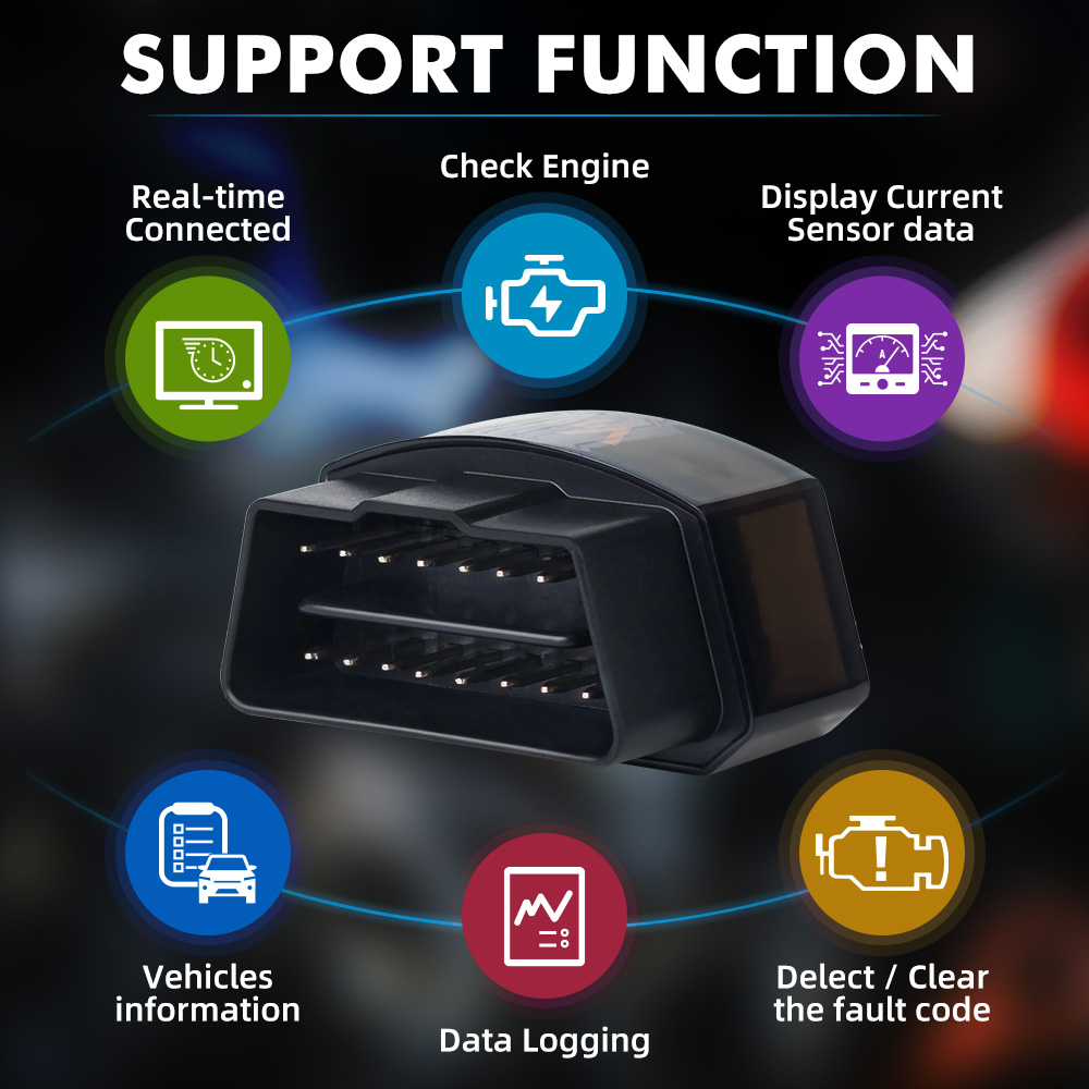 Vgate ICar Pro OBD2 ELM327 BT-Compatible 4.0 ICar2 for Android/IOS ODB2 Car Diagnostic Tool Elm 327 OBD 2 Scanner Auto