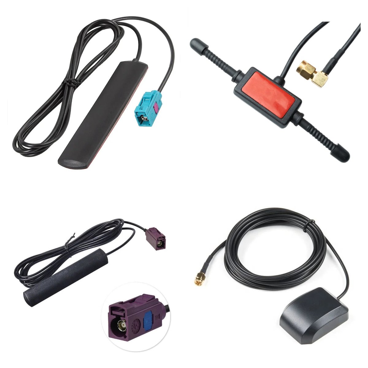 Car Radio Stereo WiFi GSM 3G Antenna Fakra Connector Magnetic GPS Antenna Car Navigation Host Satellite Navigation