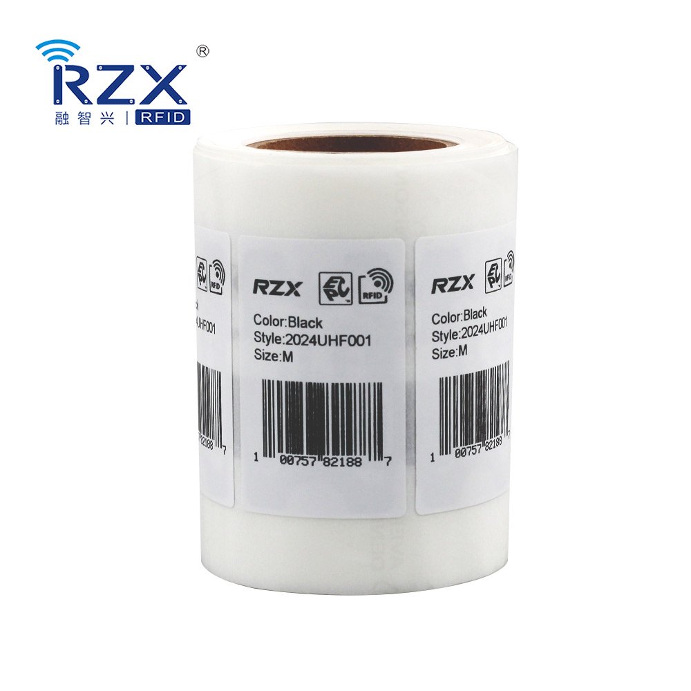 ARC Approved Passive UHF RFID Printable Tag Sticker RFID Uhf Label Retail Garment Hangtag Sticker Tag