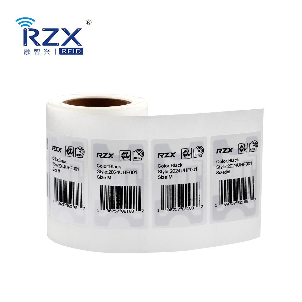 ARC Approved Passive UHF RFID Printable Tag Sticker RFID Uhf Label Retail Garment Hangtag Sticker Tag
