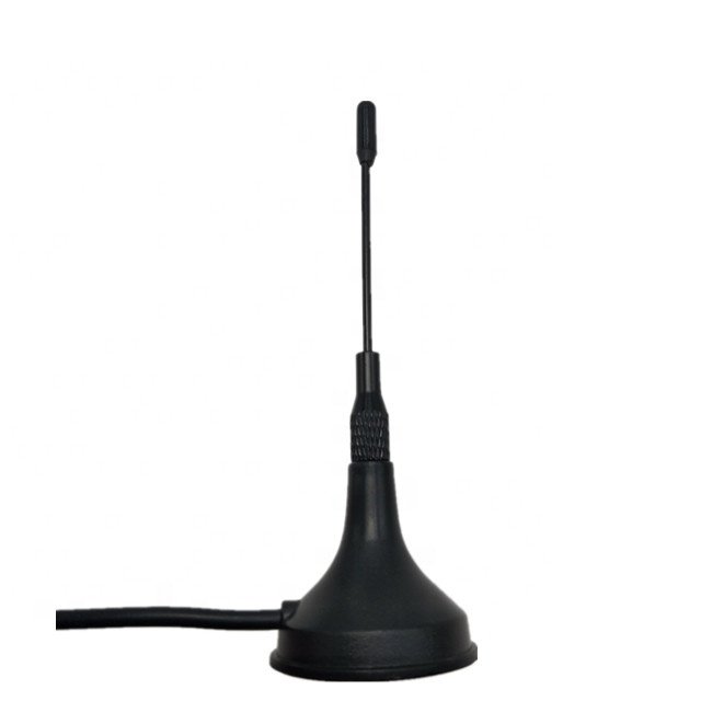 2024 Factory-customized small GSM 900-1800MHz high-frequency enhanced signal antenna car radio home magnet sucker antenna.