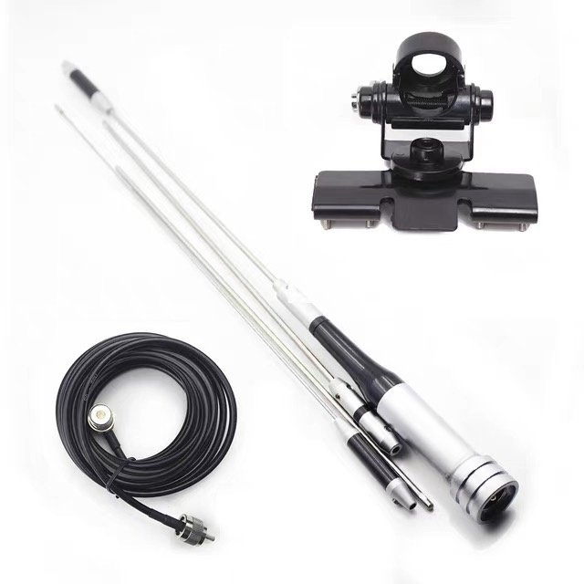 VHF UHF Antenna SG7900 Whip Mobile Communication Antenna with 5 Meters Cable and Car Back Clip for Car Radio Factory Outlet