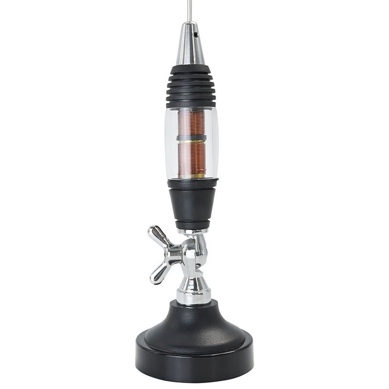 BIO-C899 300W 28MHz Outdoor Rubber Whip Spring Base CB Antenna for Car
