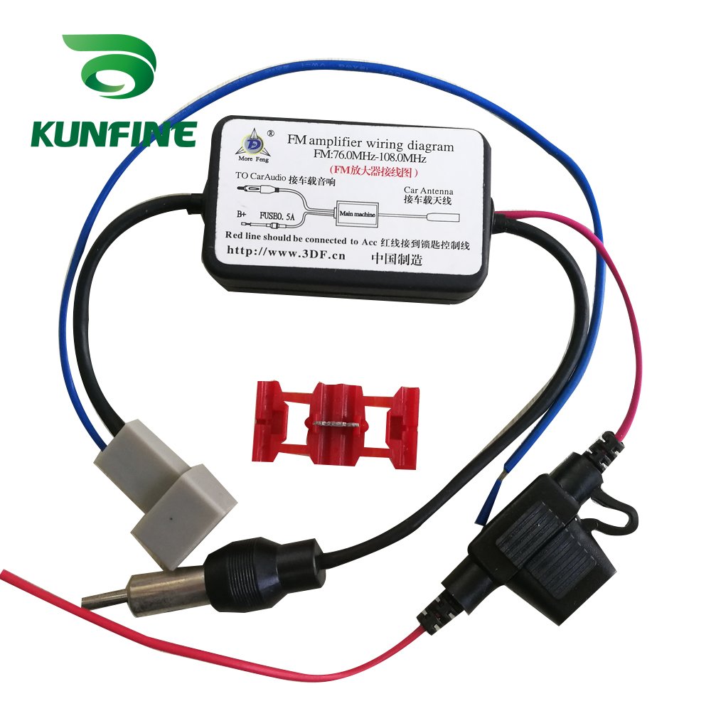 For Old Honda DAB+ Car Digital Radio FM Antenna Signal Booster FM signal Amplifier Amp Amplifier 12V Signal Antenna Enhance