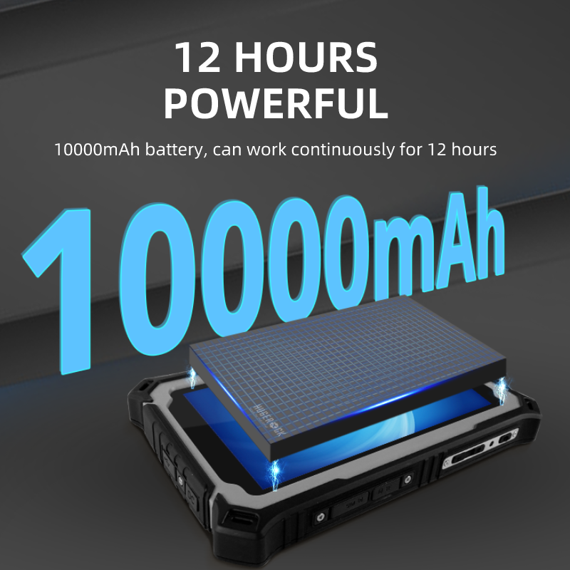 HUGEROCK R71 NFC 7 Inch Android Tablet PC 1000nit Sunlight Readable Touch Screen 1000mAh Industrial Controller Barcode Scanner