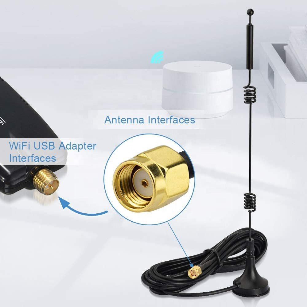 5.8Gmhz 5Dbi Dual Band Wifi Antenna 2G 3G 4G Lte Antenna Magnet 2.4G Antenna