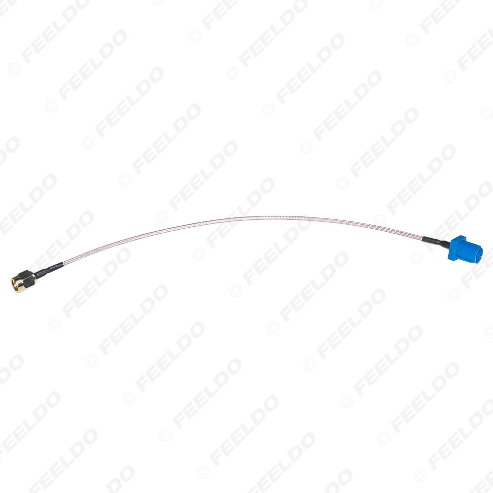 Blue FAKRA Type C Male Plug to SMA Male for GPS Antenna Adapter Pigtail Cable Using RG316 Coax