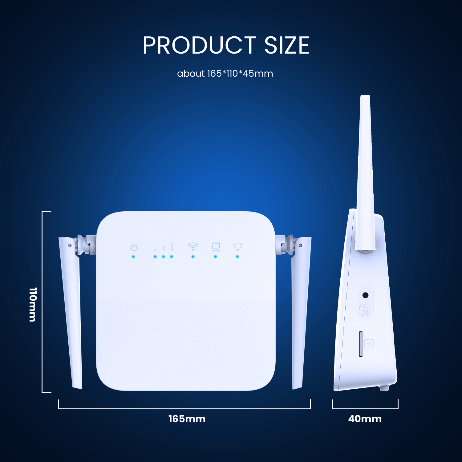 New SV728 4G LTE VoIP Router VPN VoLTE Built in Battery 2920mAh 2x2 MIMO Antenna VoIP Modem