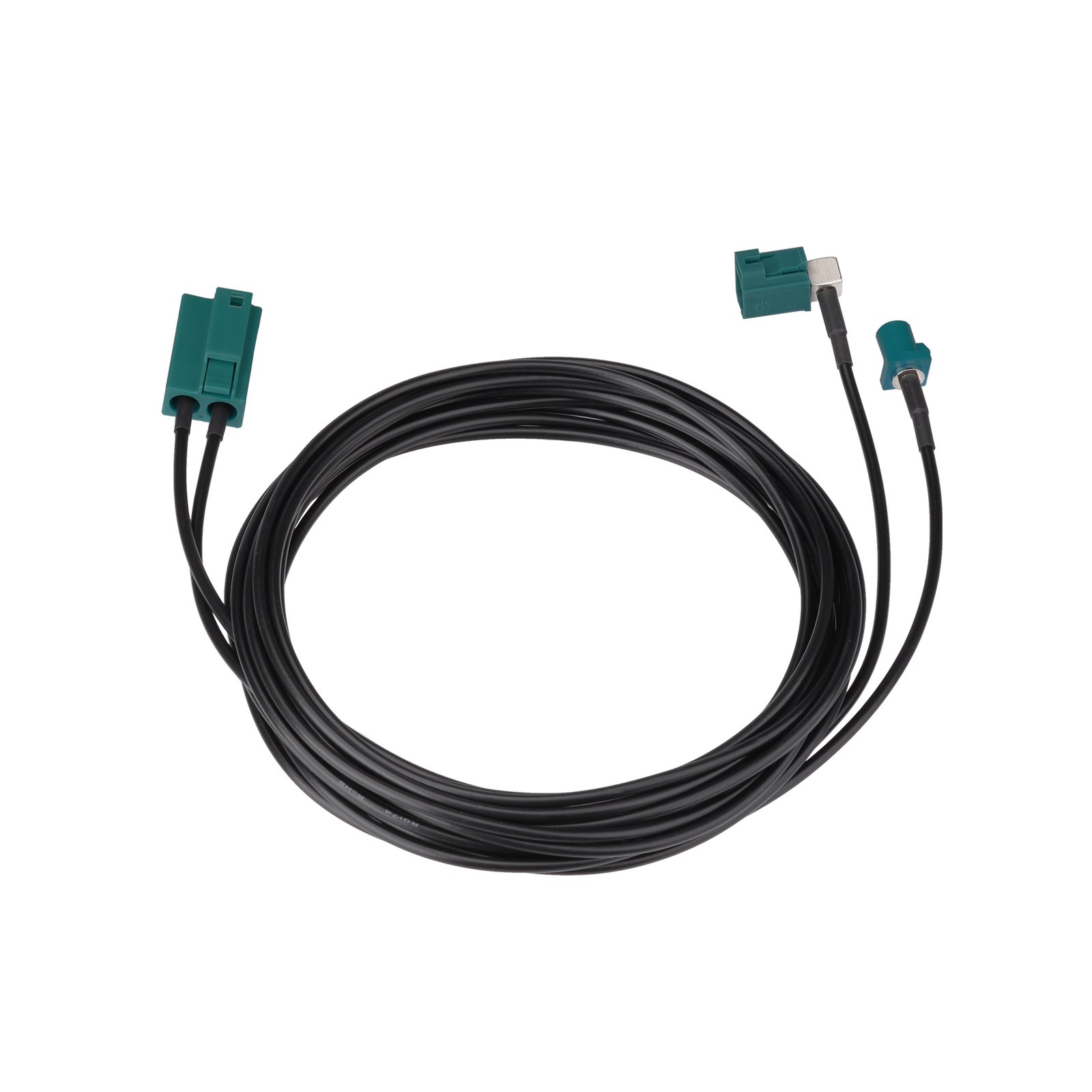 Superbat Car Antenna Splitter Car Stereo Radio Antenna Adapter Cable Fakra double Z Female to Fakra Z Cable 250cm