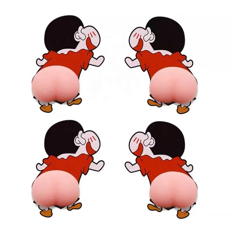 Car Door Anti-collision Strip Car Door Side Protection Sticker Jingle Crayon Small New Cute Ass Car Sticker