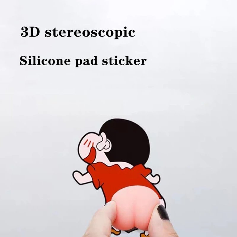 Car Door Anti-collision Strip Car Door Side Protection Sticker Jingle Crayon Small New Cute Ass Car Sticker