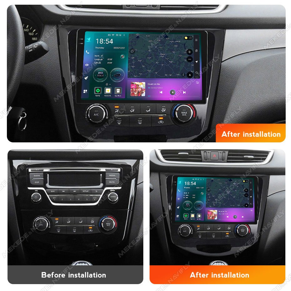 M6 PRO Android 12 2K QLED Screen Car Video for Nissan X-Trail 3 T32 2013 - 2017 Qashqai 2 J11 Car Auto Gps Monitor Radio System