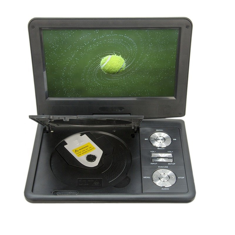 Leadstar 9inch TFT Portable DVD Player Digital TV DVB-T2 ATSC ISDB With FM Radio 180 Degree Rotating Screen