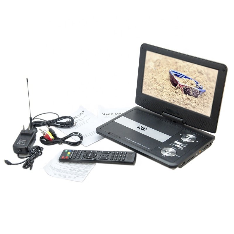Leadstar 9inch TFT Portable DVD Player Digital TV DVB-T2 ATSC ISDB With FM Radio 180 Degree Rotating Screen