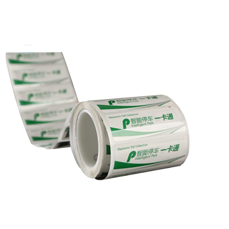 EPC Long Range Outdoor UHF RFID Windshield Sticker Label for Car Parking