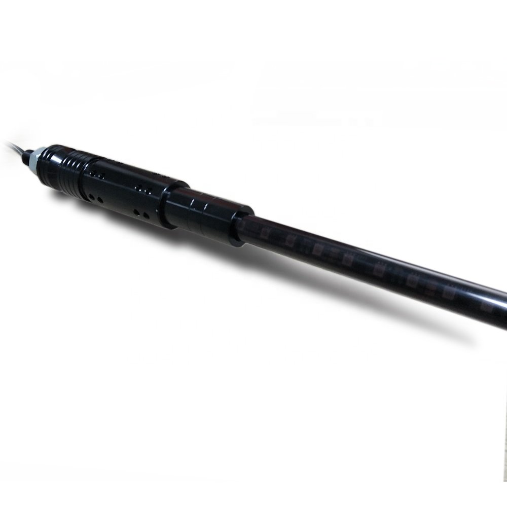 Dream Color 2-6 Foot LED Whip Antenna Light With Smoked Black Pole and Standard Flag for Polaris RZR 1000 Can Am UTV ATV Buggy