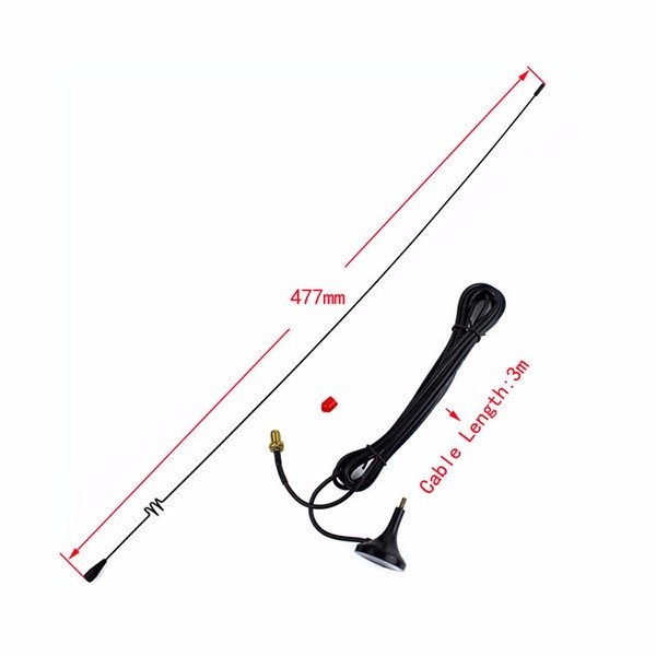 Hot Sell Dual Band Car Mobile Radio Magnetic Mount Antenna Antennas