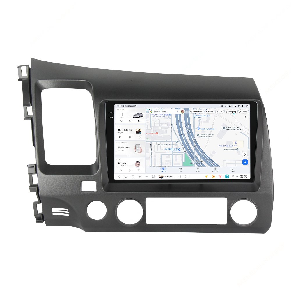MEKEDE DUDU7 Car 8core 4G LTE WIFI 12+512GB Screen Gps Navigation for Honda Civic 2005-2012 Android Car Radio Cooling Fan