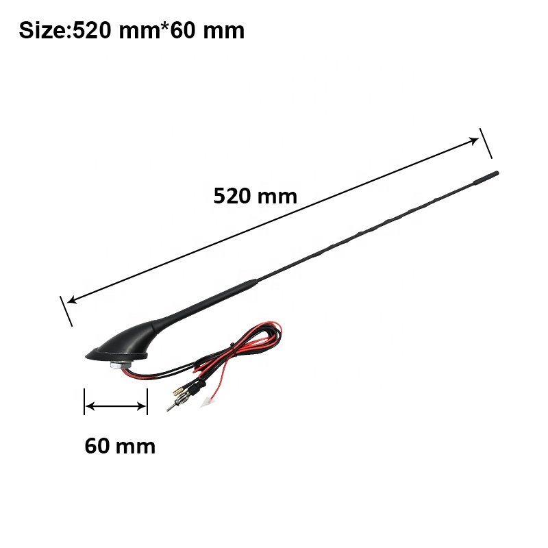 Baiao New Design Outdoor Car Radio Signal Amplifier Am /fm Antenna Car DAB Film Antenna
