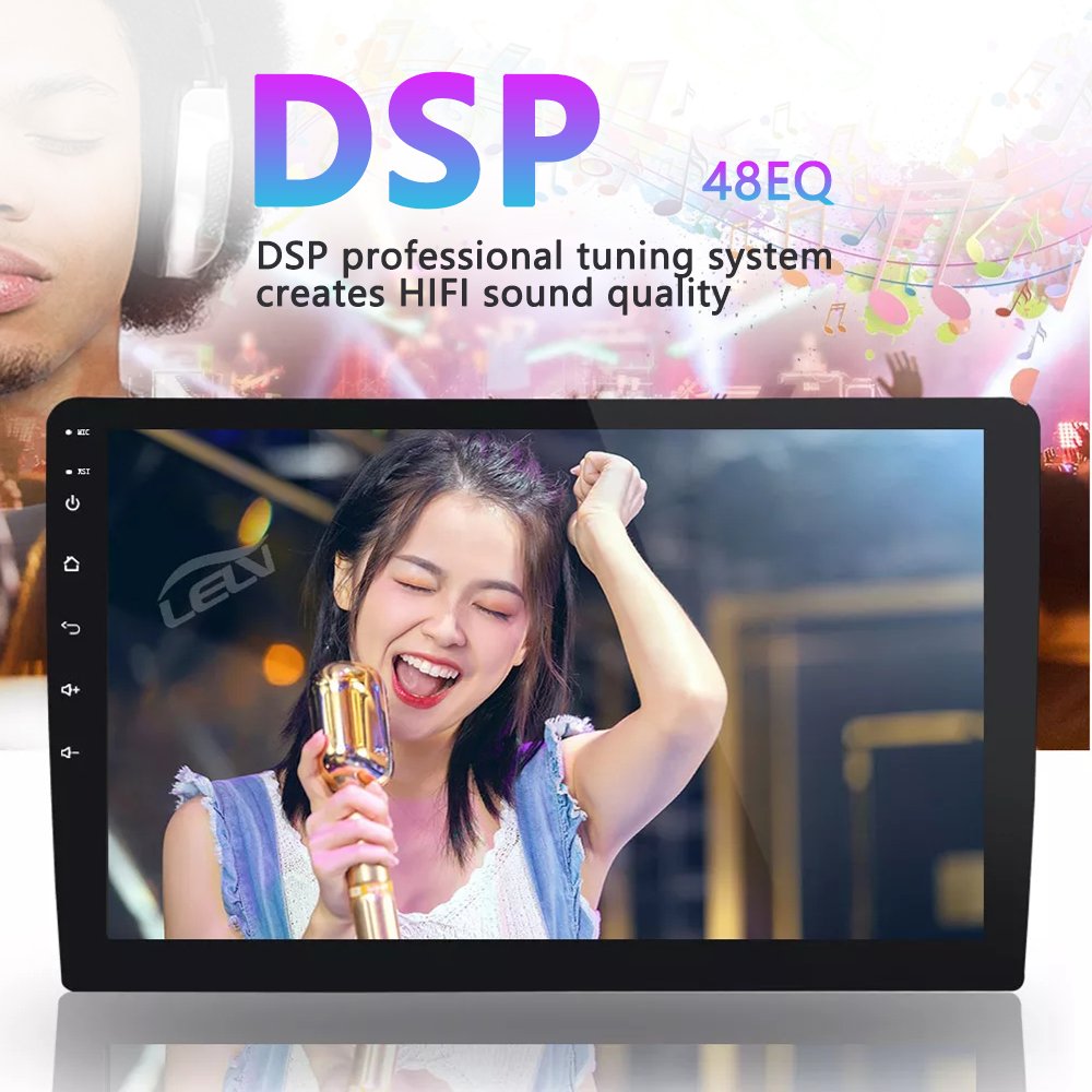 TS10 4g 64g Android Car Gps Radio Player Universal with Carplay Android Auto 4G Sim DSP RDS 8 Core Car Stereo Video 2din 9inch