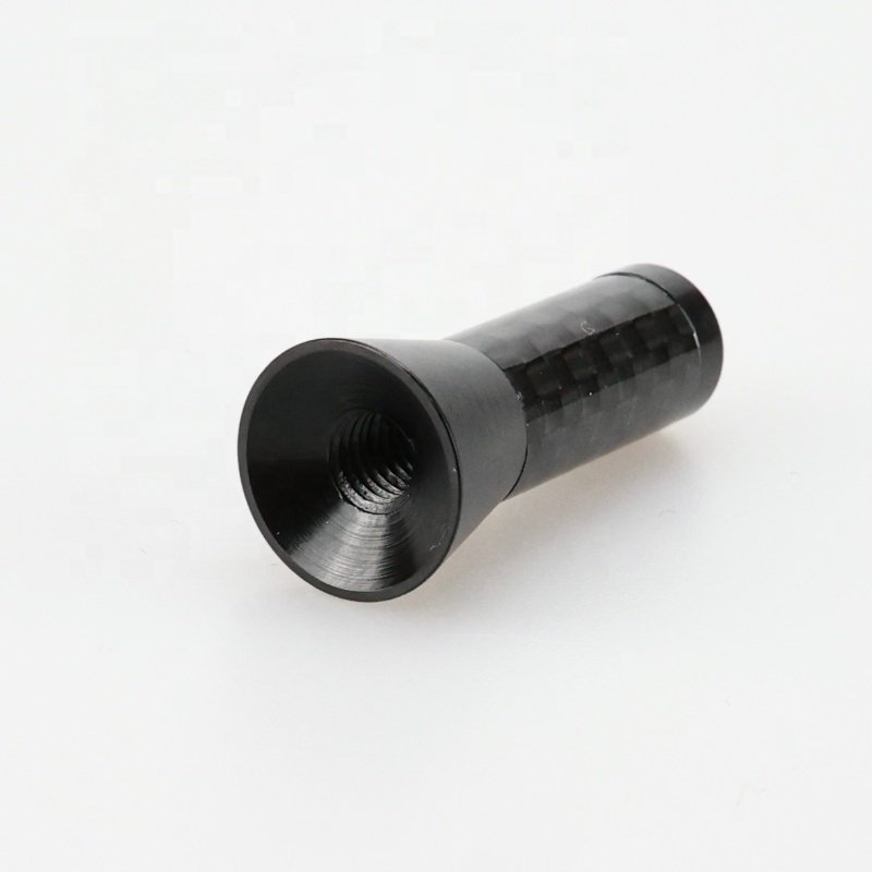 Xuanba General Motors 3.5cm Carbon Fiber Aluminum Car Antenna in Black Red Blue Silver-Vehicle Modification Accessory