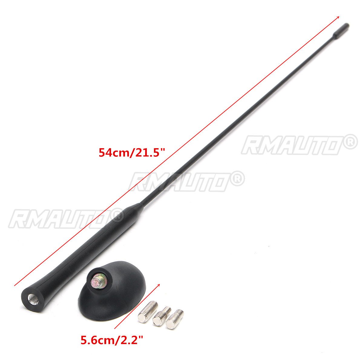 1/2/5pcs AM/FM Car Radio Roof Antenna Aerials Mast + Base Kit For Ford For Focus Models 2000-2007 XS8Z-18919-AA XS8Z18919AA