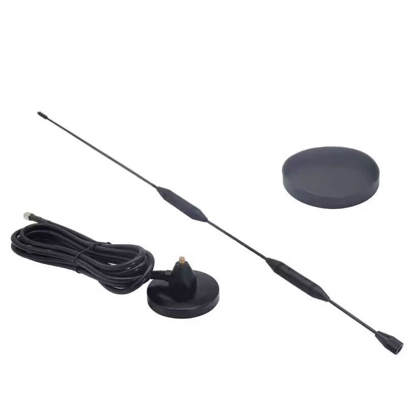 UV Double Segment Car Suction Antenna Handheld Walkie-Talkie External Antenna to Enhance Communication Signal