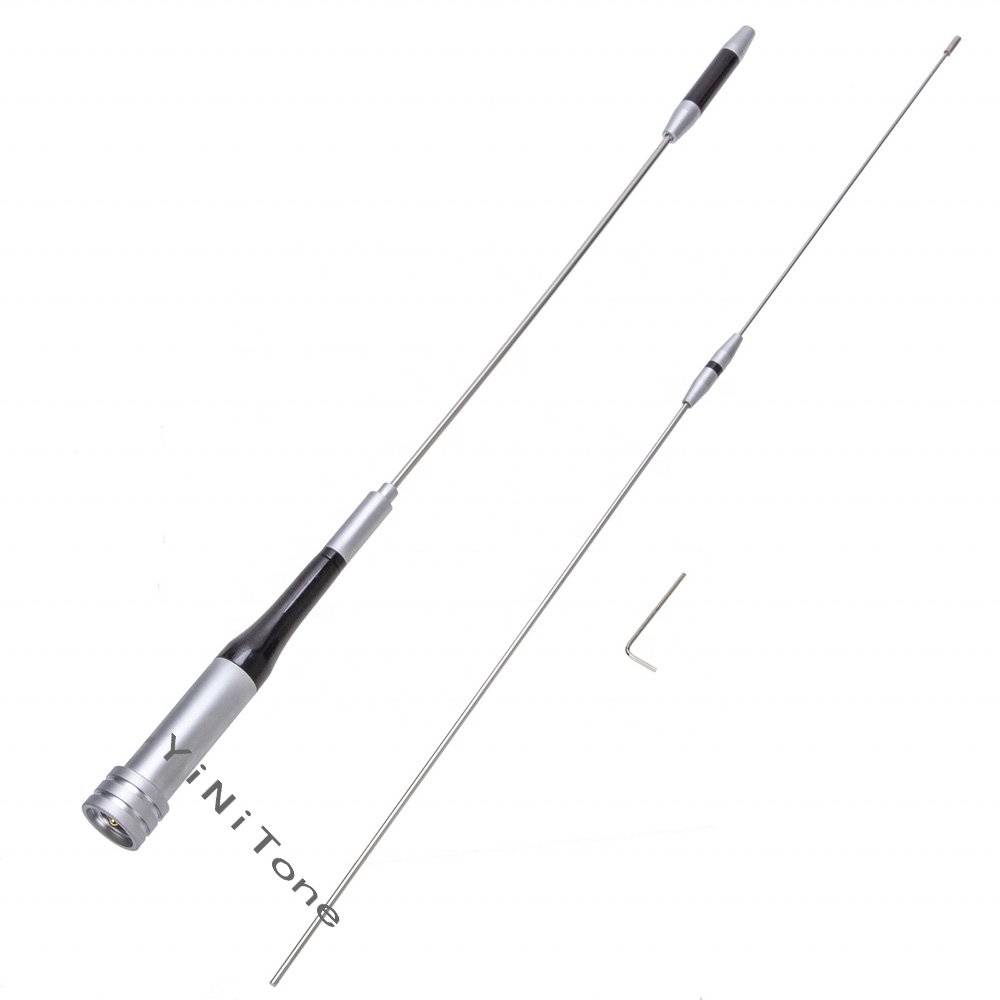 YiNiTone SG-7500 Dual Band UHF/VHF 144/430MHz Stainless Steel 150W 3.5/6.0dBi Gain Antenna SG7500 for Amateur Car Mobile Radio