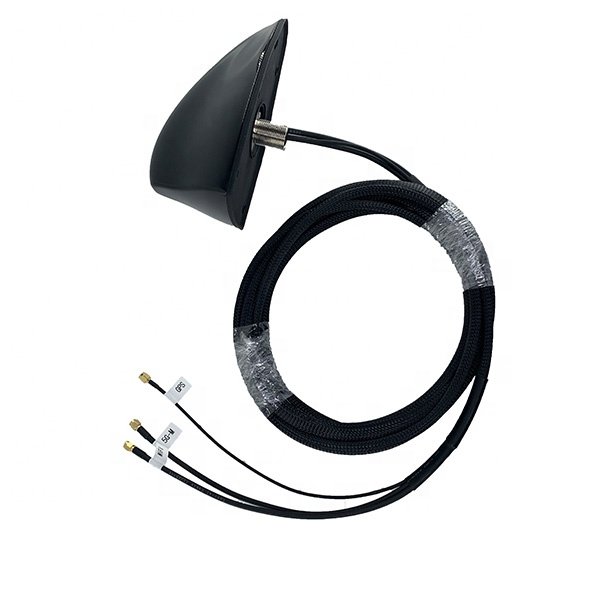 New multi-band Omni directional 3 in 1 LTE 5G WiFi GPS shark fin Antenna with 4 meter extension cable