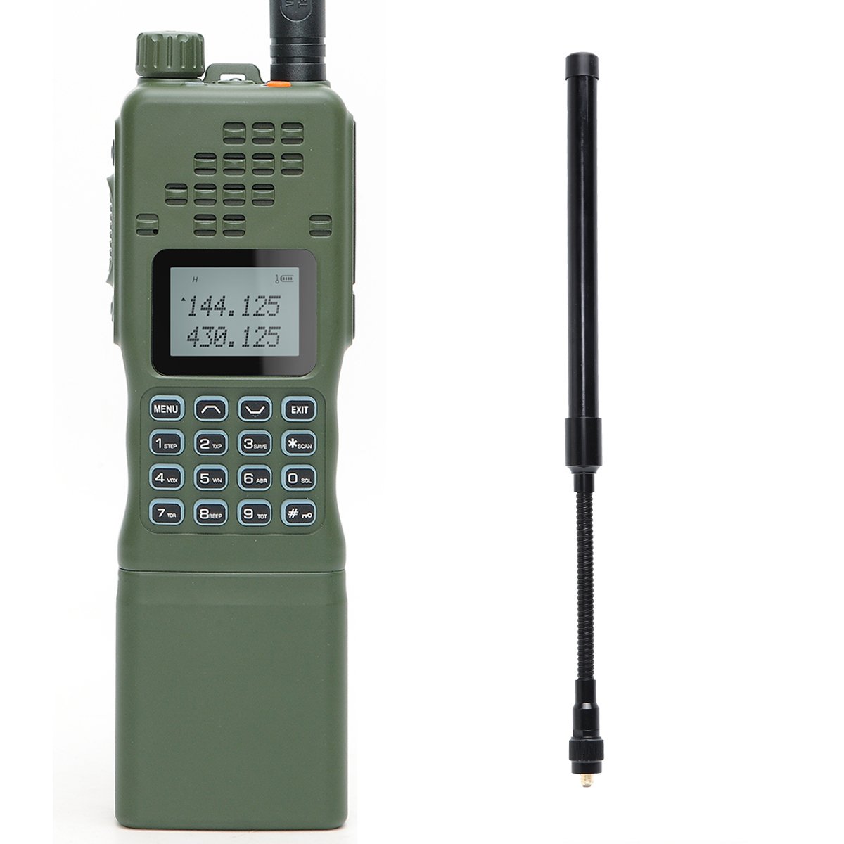 Baofeng AR-152 15W High Power VHF/UHF 50KM Long Range Tactical Game Walkie Talkie an /PRC-152 Radio With Gooseneck Antenna