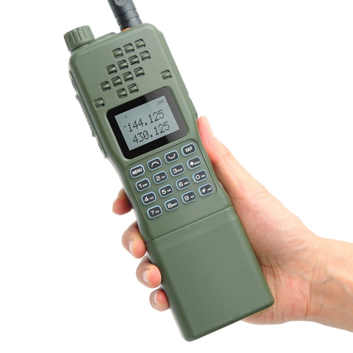 Baofeng AR-152 15W High Power VHF/UHF 50KM Long Range Tactical Game Walkie Talkie an /PRC-152 Radio With Gooseneck Antenna