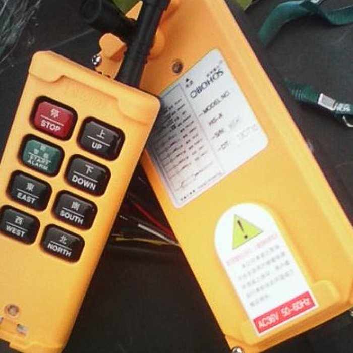 HS-8 OSHS 1 Transmitter and 1 Receiver 6 Channel Wireless Car Crane Chain Hoist Remote Control Switch