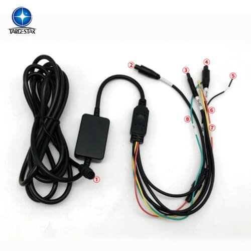 GD06 Dash Cam WiFi GPS Tracking Live Streaming Loop Recording Front Inside Rear Camera Dashcam Parking Mode G-Sensor