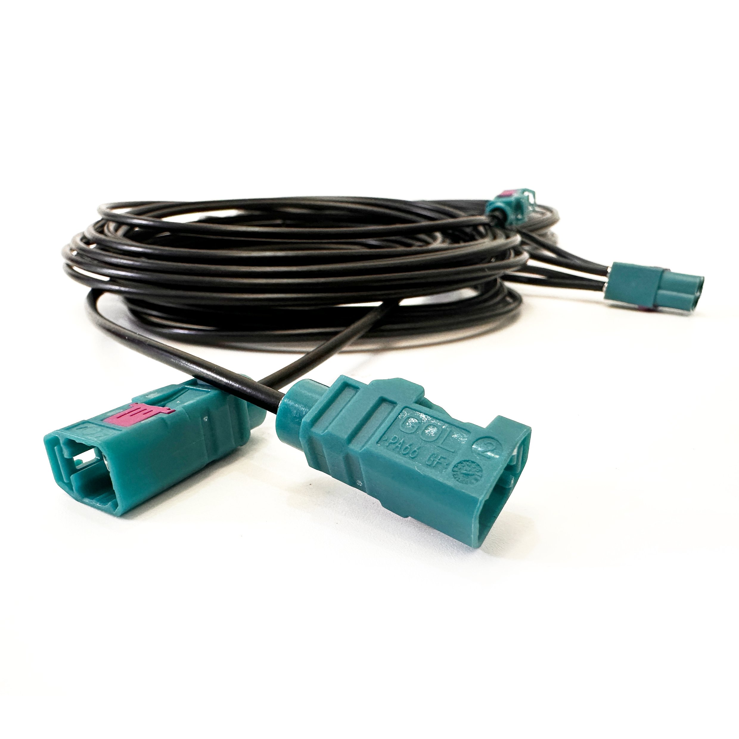 TV Radio Coaxial Cable 4pin Connector 1M Code Fakra Cable for Multifunction GPS GSM E Z Male Female Lvds Coaxial Cable