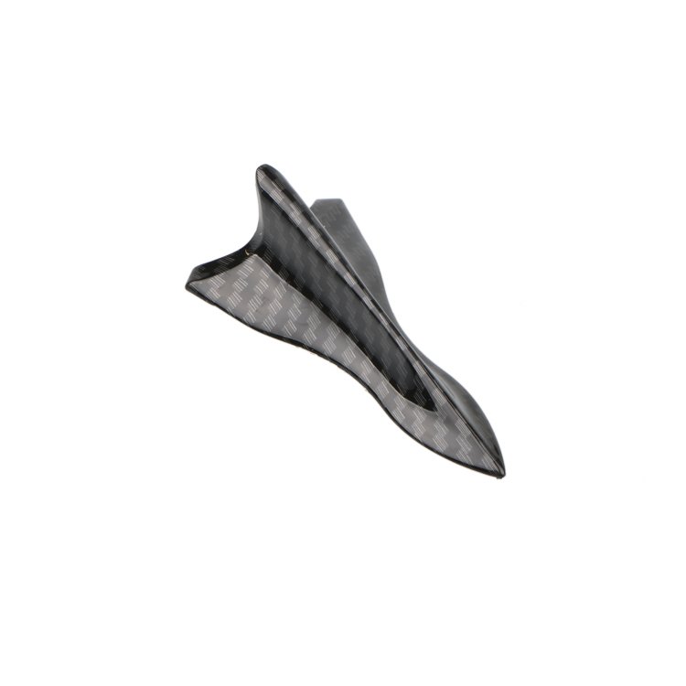 10pcs Carbon Fiber Car Roof Decoration Self Adhesive ABS Shark Fin Antenna