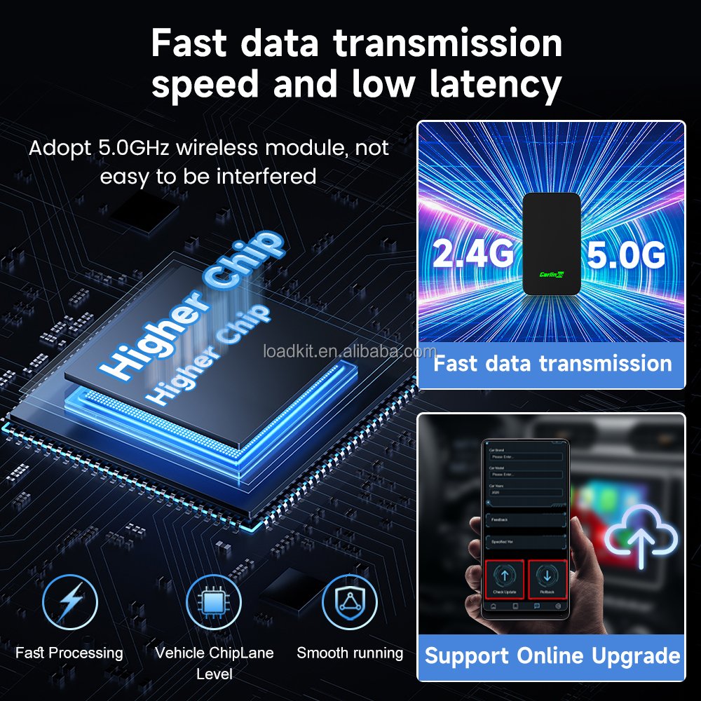 Carlinkit Wireless Carplay Mini Plug and Play Car Android Auto Smart Adapter Usb Quick Connect Car Universal Stereo Carplay Ai
