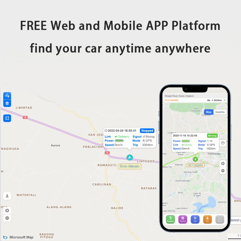 ST903BL Waterproof Magnetic Car GPS Tracker Locator 4G Vehicle Tracking Device for Car 3000mAh Battery with Free Platform APP