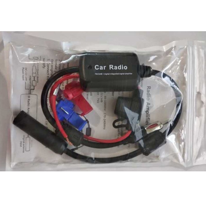 Car Radio Aerials 12V Auto Car Radio FM Antenna Signal Amp Amplifier Car Radio FM/DAB+ Digital Integrated signal Amplifier
