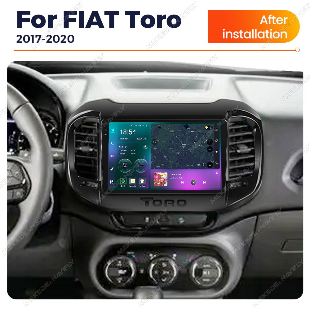 MEKEDE M7 M6 Android 8+128gb Car Radio Player 360 Camera Gps Navigation for FIAT Toro 2017-2020 Auto Radio DSP BT Stereo