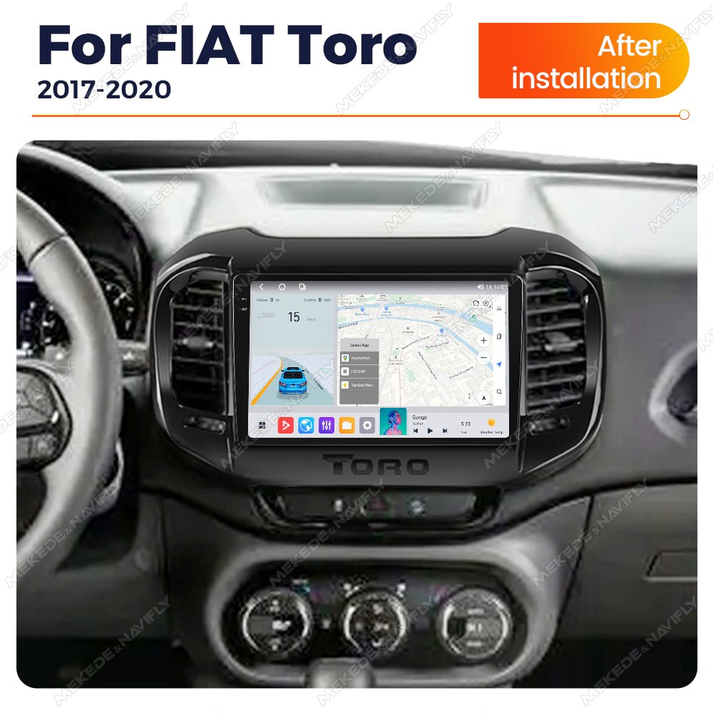 MEKEDE M7 M6 Android 8+128gb Car Radio Player 360 Camera Gps Navigation for FIAT Toro 2017-2020 Auto Radio DSP BT Stereo