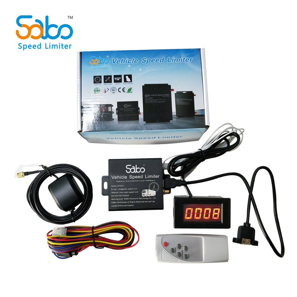 GPS tracker With Speed Limiter GPS Speed Gove Automatic Calibrate Speed Limiter Limiting Device for Control Vehicles/Cars GPS
